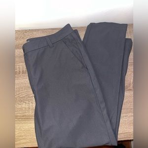 Mens VRST Limitless 4-way stretch 5 pocket athletic fit pants charcoal grey